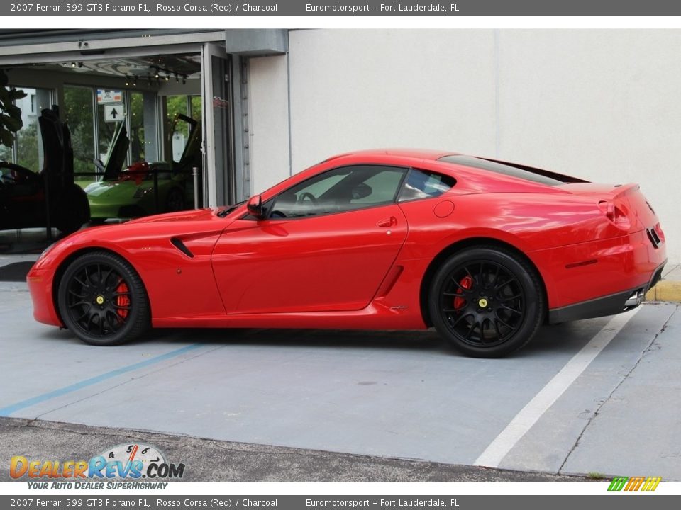 2007 Ferrari 599 GTB Fiorano F1 Rosso Corsa (Red) / Charcoal Photo #62