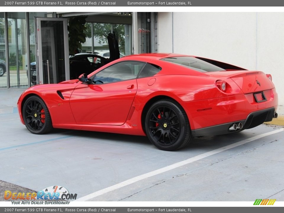2007 Ferrari 599 GTB Fiorano F1 Rosso Corsa (Red) / Charcoal Photo #63