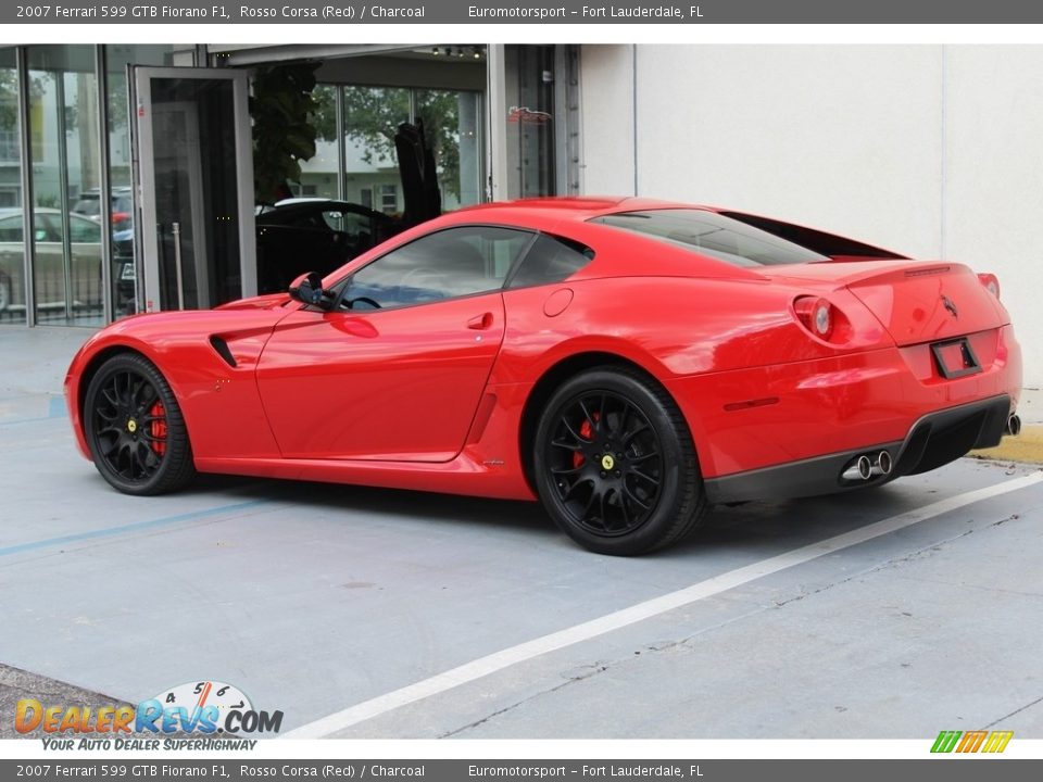 2007 Ferrari 599 GTB Fiorano F1 Rosso Corsa (Red) / Charcoal Photo #64
