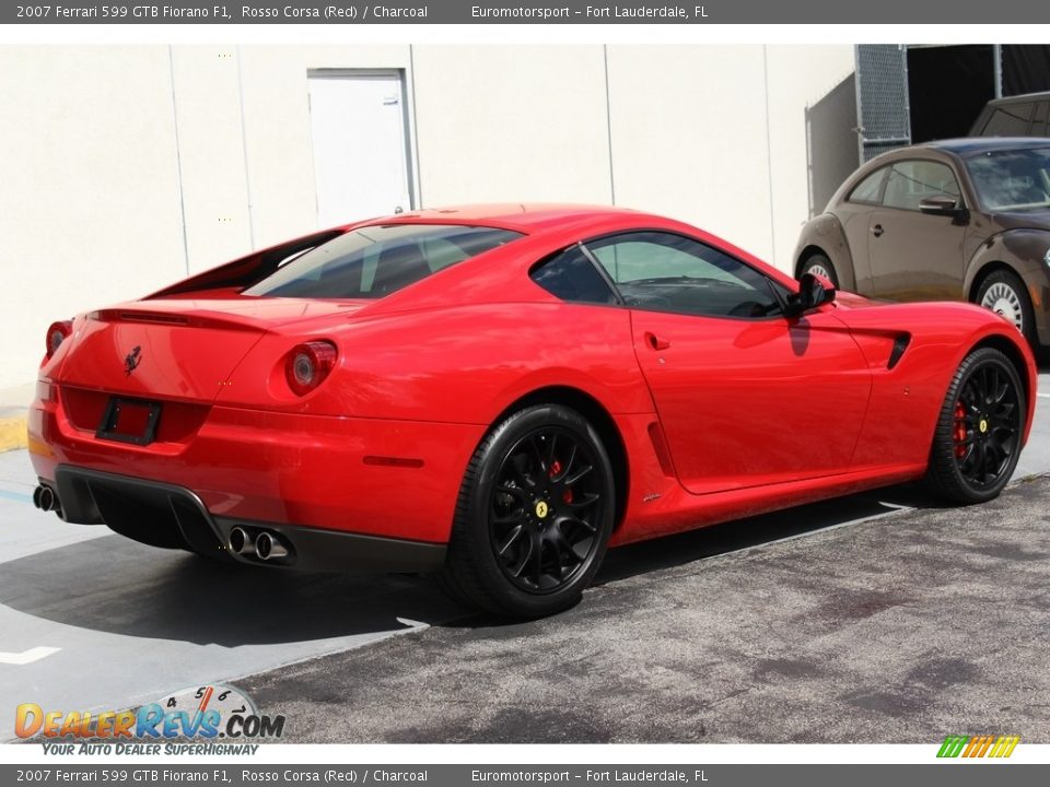 2007 Ferrari 599 GTB Fiorano F1 Rosso Corsa (Red) / Charcoal Photo #65