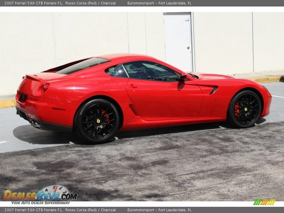 2007 Ferrari 599 GTB Fiorano F1 Rosso Corsa (Red) / Charcoal Photo #66