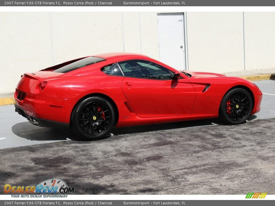 2007 Ferrari 599 GTB Fiorano F1 Rosso Corsa (Red) / Charcoal Photo #67
