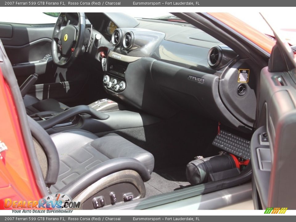 2007 Ferrari 599 GTB Fiorano F1 Rosso Corsa (Red) / Charcoal Photo #73