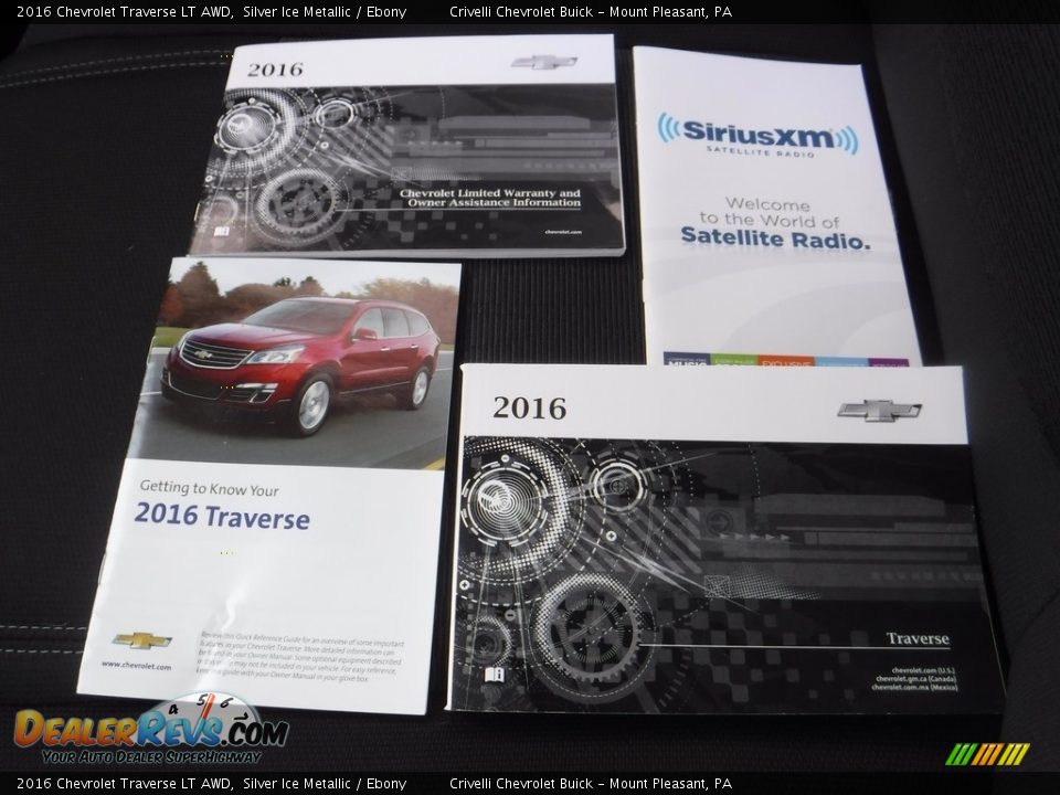 2016 Chevrolet Traverse LT AWD Silver Ice Metallic / Ebony Photo #35