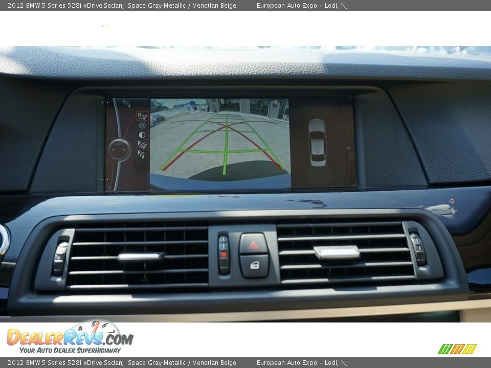 2012 BMW 5 Series 528i xDrive Sedan Space Gray Metallic / Venetian Beige Photo #34