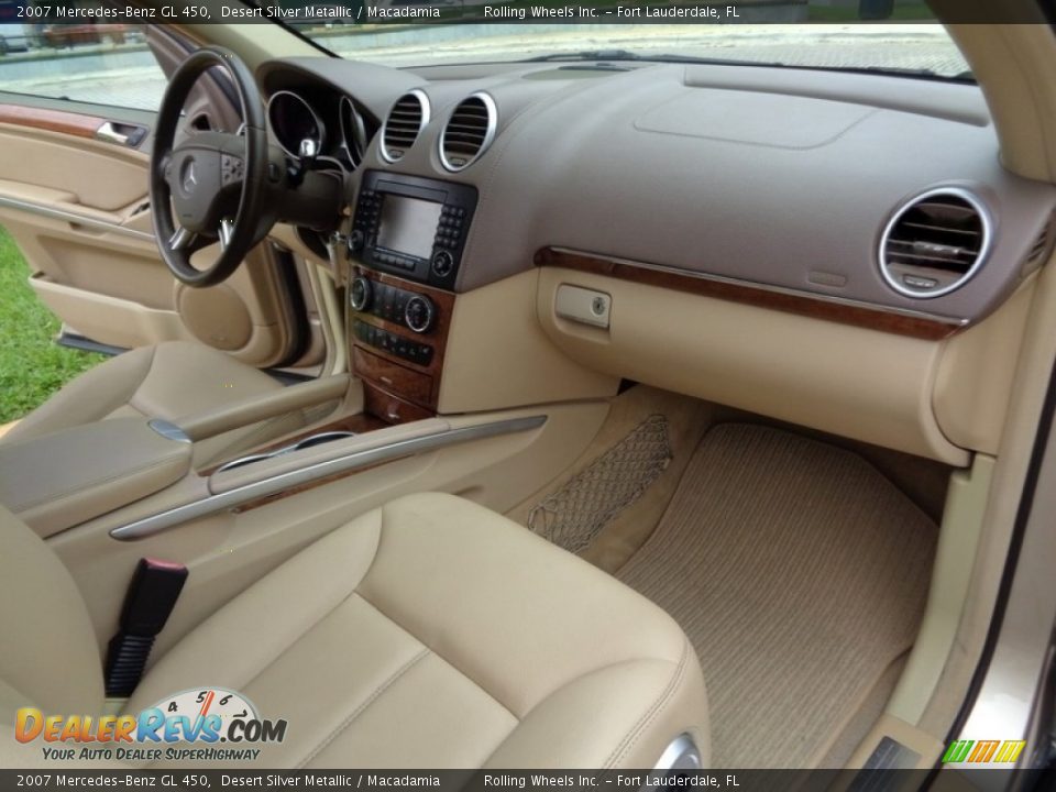 2007 Mercedes-Benz GL 450 Desert Silver Metallic / Macadamia Photo #17