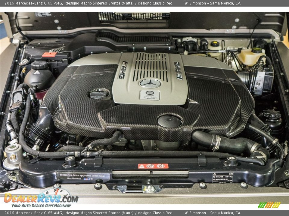 2016 Mercedes-Benz G 65 AMG 6.0 Liter AMG biturbo SOHC 36-Valve V12 Engine Photo #9