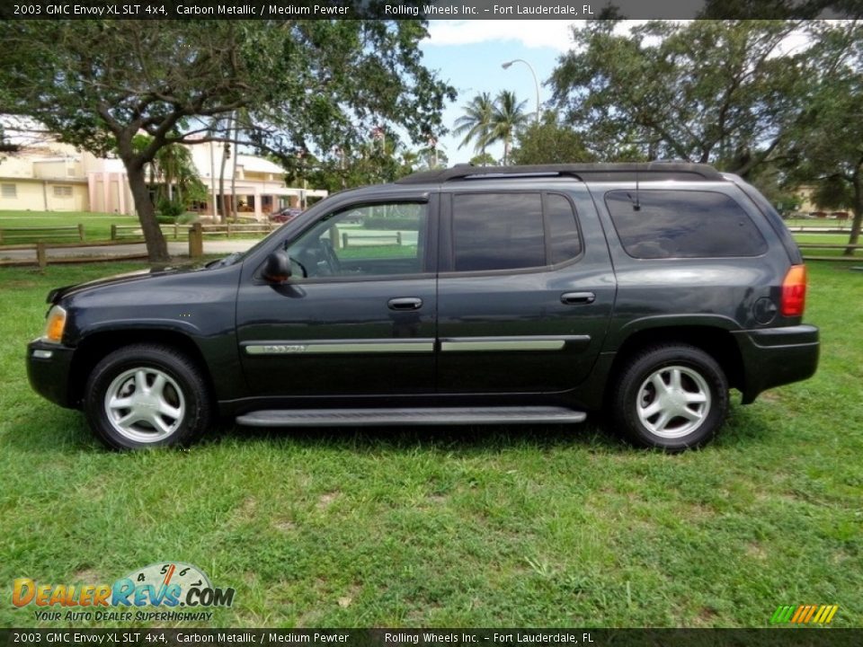 2003 GMC Envoy XL SLT 4x4 Carbon Metallic / Medium Pewter Photo #3