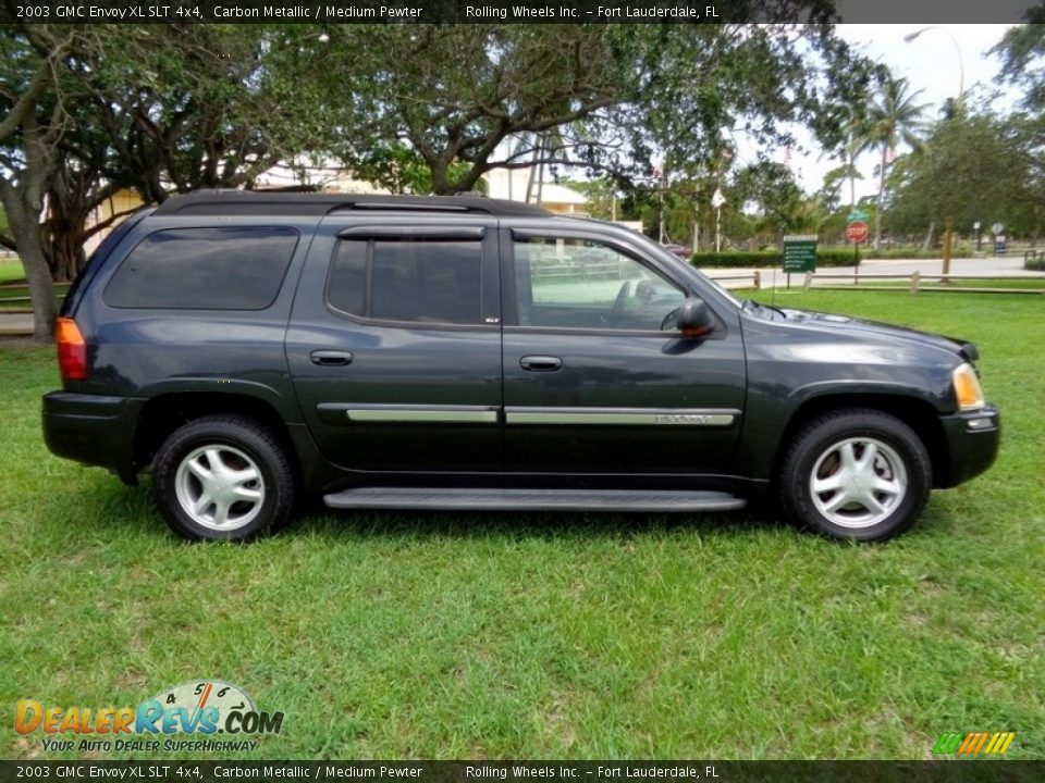 2003 GMC Envoy XL SLT 4x4 Carbon Metallic / Medium Pewter Photo #11