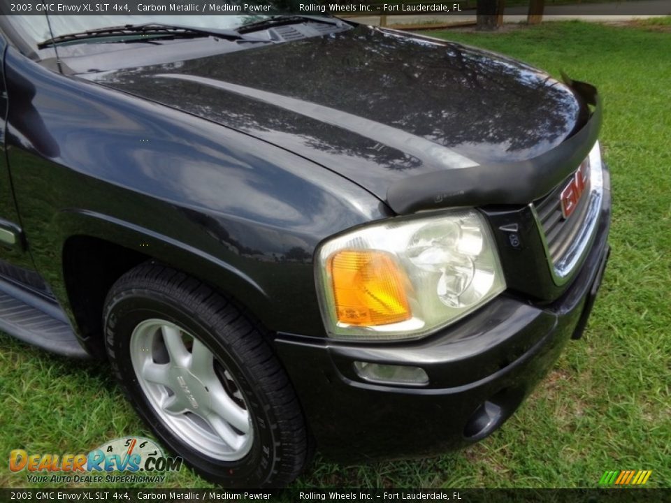 2003 GMC Envoy XL SLT 4x4 Carbon Metallic / Medium Pewter Photo #19