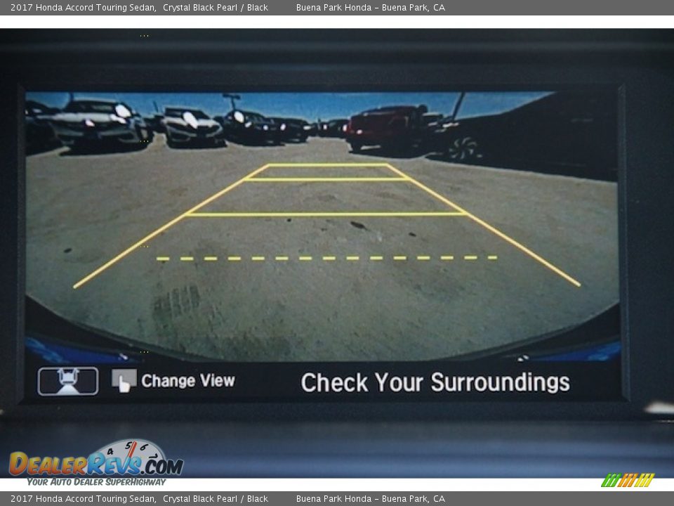 2017 Honda Accord Touring Sedan Crystal Black Pearl / Black Photo #7