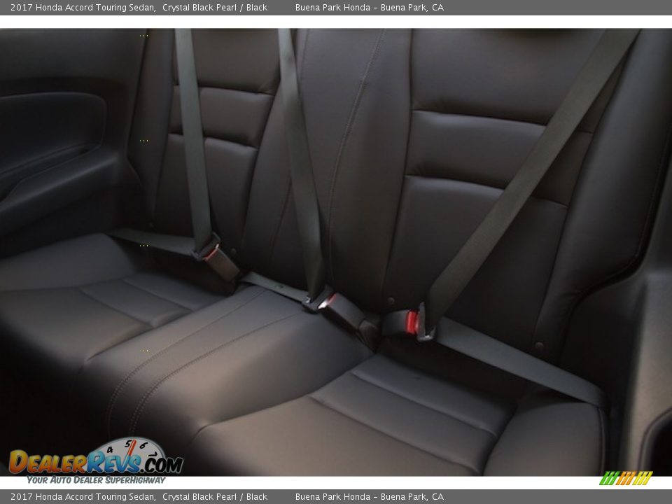 Rear Seat of 2017 Honda Accord Touring Sedan Photo #8