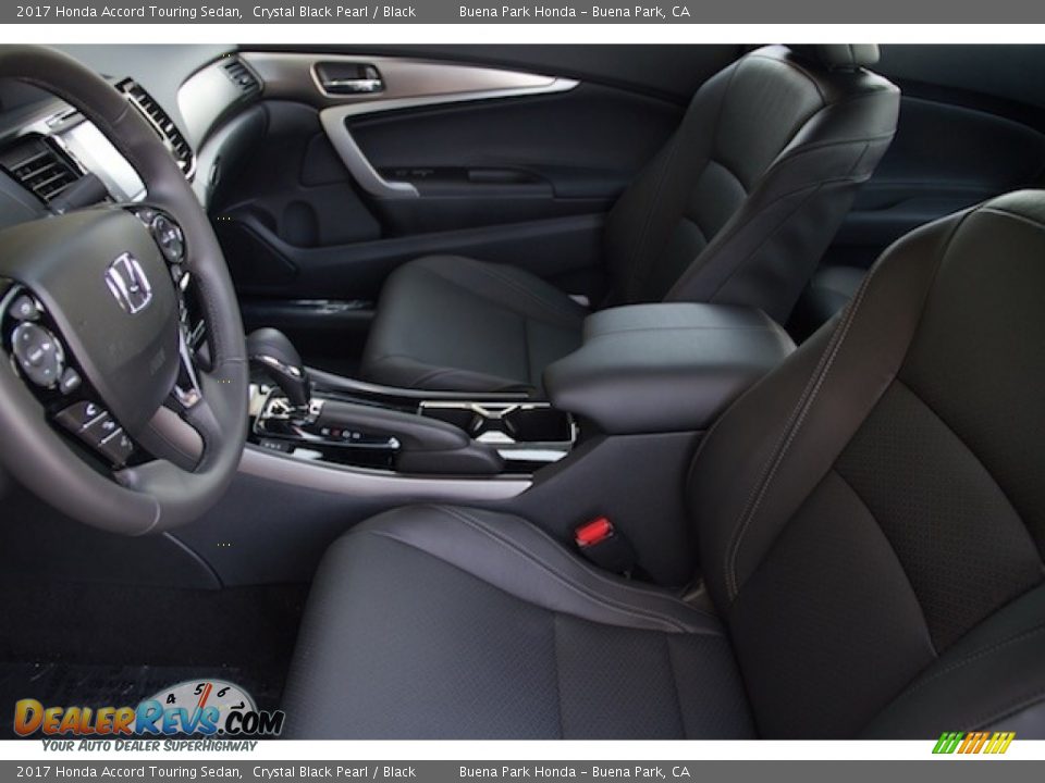 Black Interior - 2017 Honda Accord Touring Sedan Photo #15