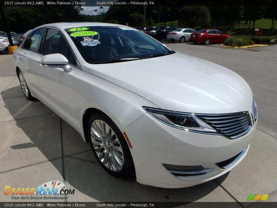 Front 3/4 View of 2015 Lincoln MKZ AWD Photo #7