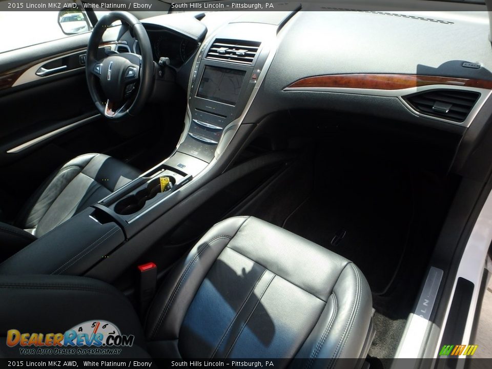 2015 Lincoln MKZ AWD White Platinum / Ebony Photo #11