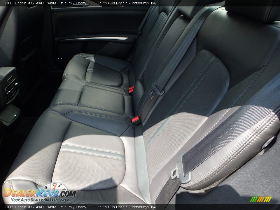 2015 Lincoln MKZ AWD White Platinum / Ebony Photo #16