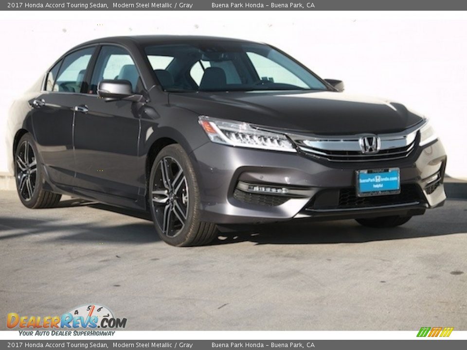 2017 Honda Accord Touring Sedan Modern Steel Metallic / Gray Photo #1