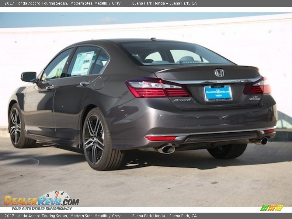 2017 Honda Accord Touring Sedan Modern Steel Metallic / Gray Photo #2