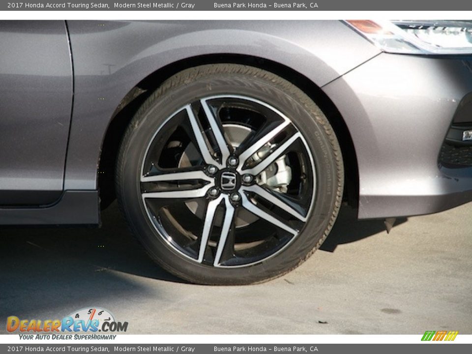 2017 Honda Accord Touring Sedan Modern Steel Metallic / Gray Photo #5