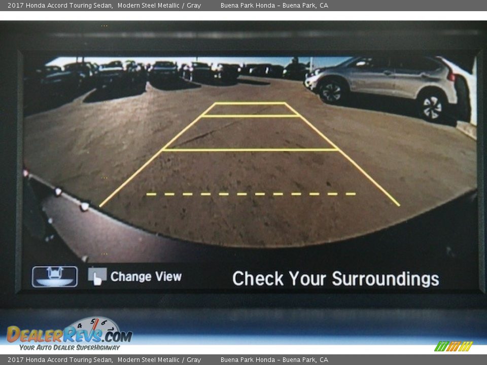 2017 Honda Accord Touring Sedan Modern Steel Metallic / Gray Photo #7