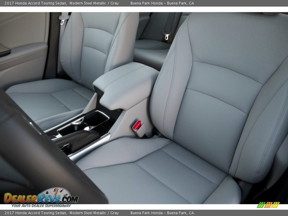 2017 Honda Accord Touring Sedan Modern Steel Metallic / Gray Photo #10