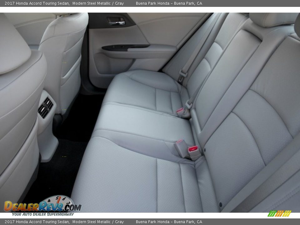 2017 Honda Accord Touring Sedan Modern Steel Metallic / Gray Photo #11