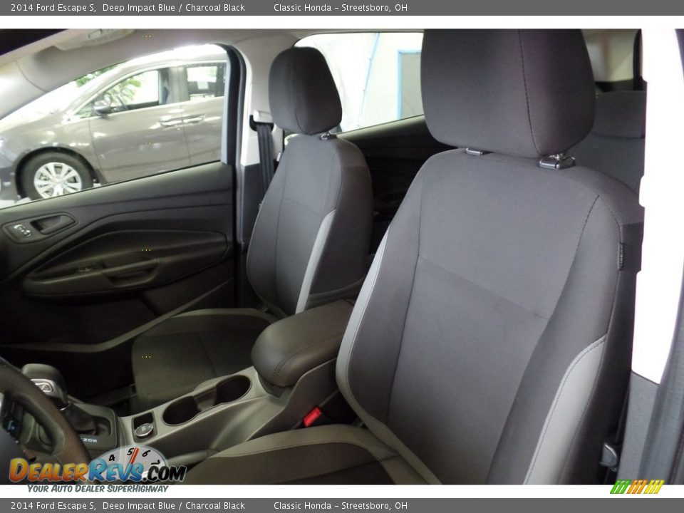 2014 Ford Escape S Deep Impact Blue / Charcoal Black Photo #14