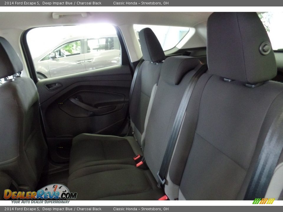 2014 Ford Escape S Deep Impact Blue / Charcoal Black Photo #15