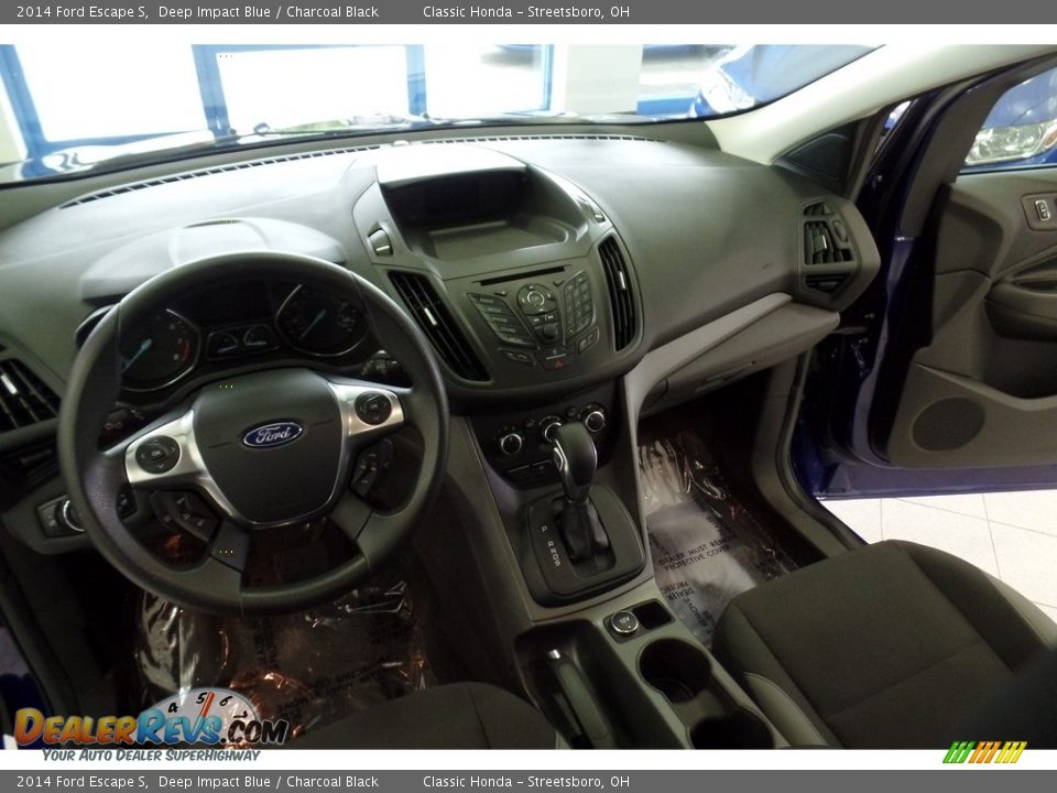 2014 Ford Escape S Deep Impact Blue / Charcoal Black Photo #18
