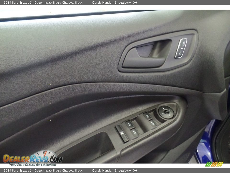 2014 Ford Escape S Deep Impact Blue / Charcoal Black Photo #19