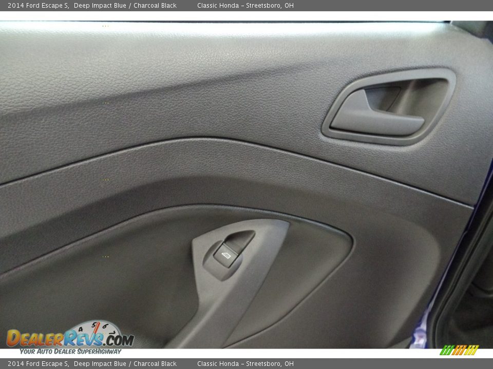 2014 Ford Escape S Deep Impact Blue / Charcoal Black Photo #20