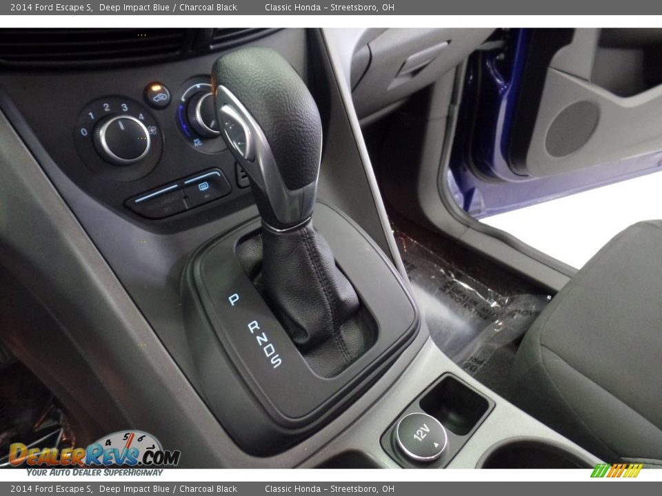 2014 Ford Escape S Deep Impact Blue / Charcoal Black Photo #26