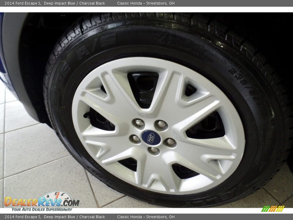 2014 Ford Escape S Deep Impact Blue / Charcoal Black Photo #27