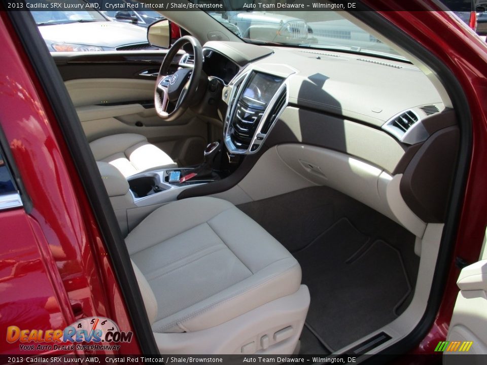 2013 Cadillac SRX Luxury AWD Crystal Red Tintcoat / Shale/Brownstone Photo #18