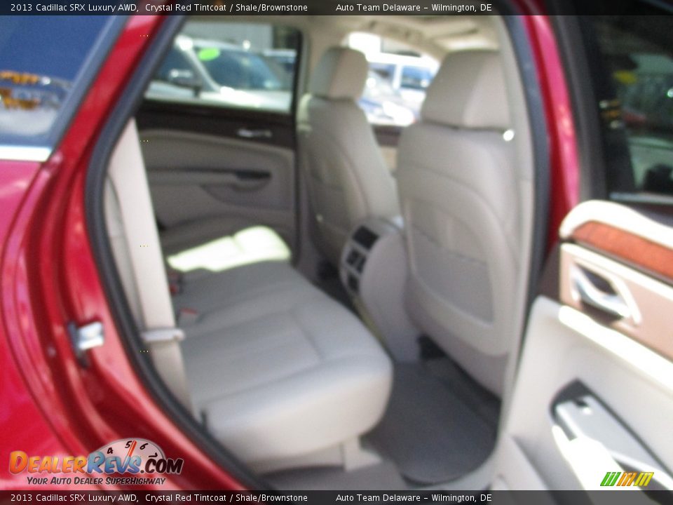 2013 Cadillac SRX Luxury AWD Crystal Red Tintcoat / Shale/Brownstone Photo #20