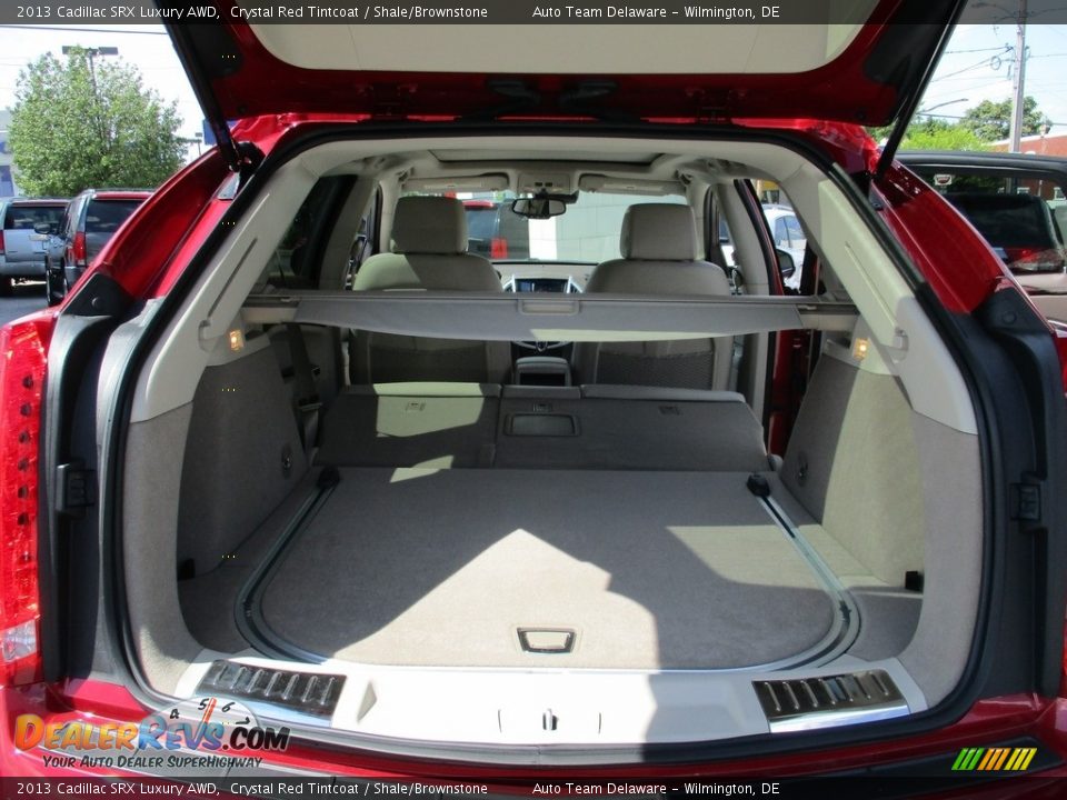 2013 Cadillac SRX Luxury AWD Crystal Red Tintcoat / Shale/Brownstone Photo #32