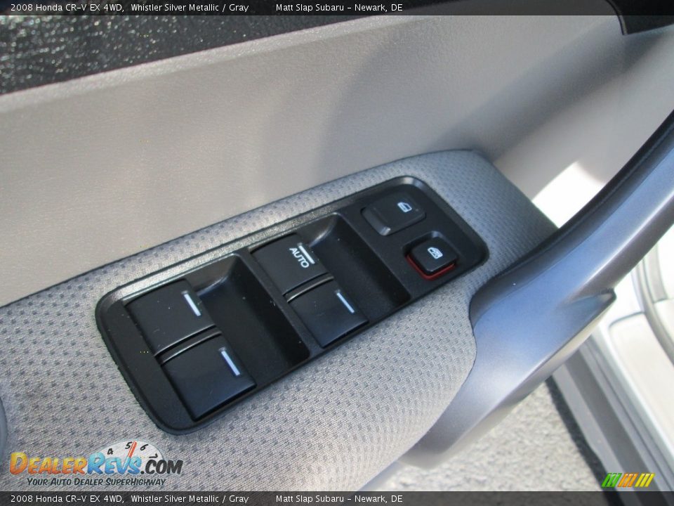 2008 Honda CR-V EX 4WD Whistler Silver Metallic / Gray Photo #14