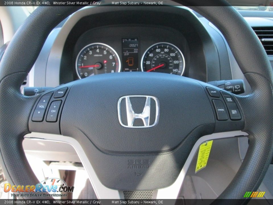 2008 Honda CR-V EX 4WD Whistler Silver Metallic / Gray Photo #25