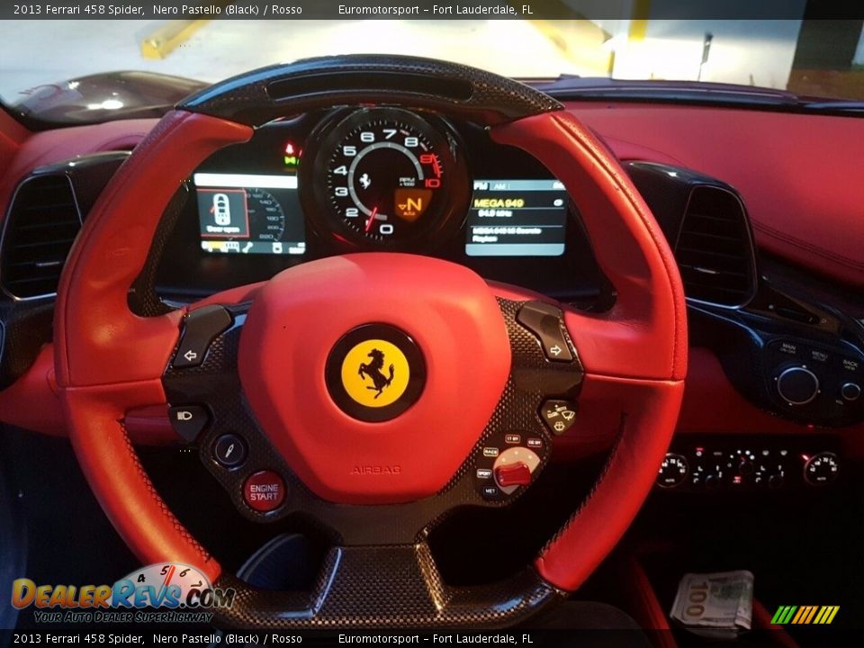 2013 Ferrari 458 Spider Steering Wheel Photo #6