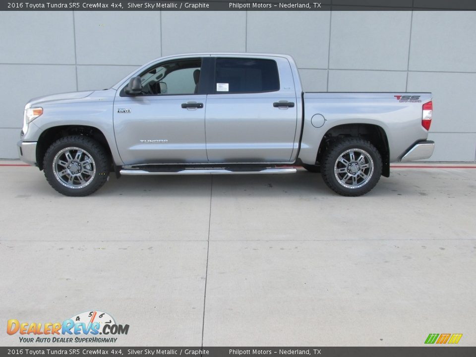 2016 Toyota Tundra SR5 CrewMax 4x4 Silver Sky Metallic / Graphite Photo #6
