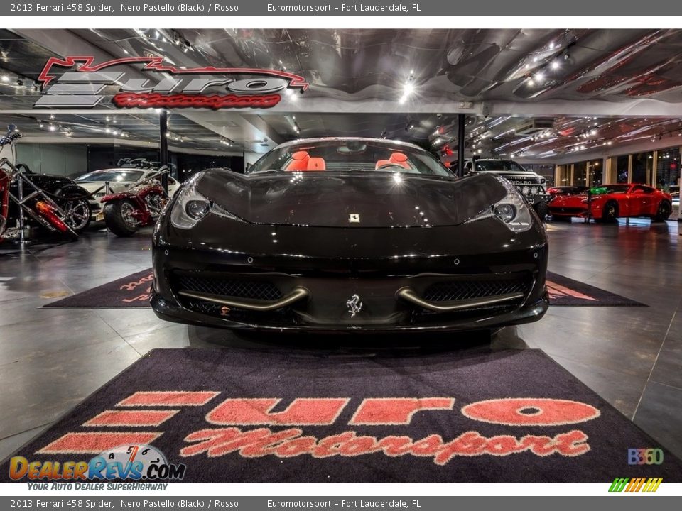2013 Ferrari 458 Spider Nero Pastello (Black) / Rosso Photo #18