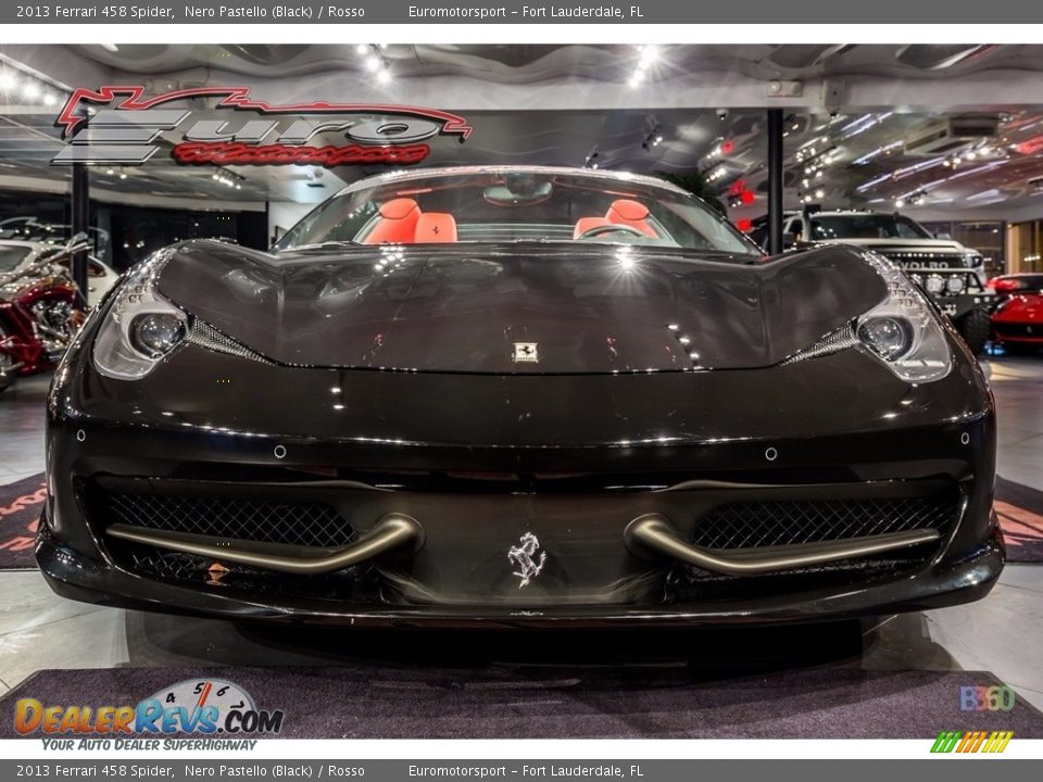 2013 Ferrari 458 Spider Nero Pastello (Black) / Rosso Photo #19