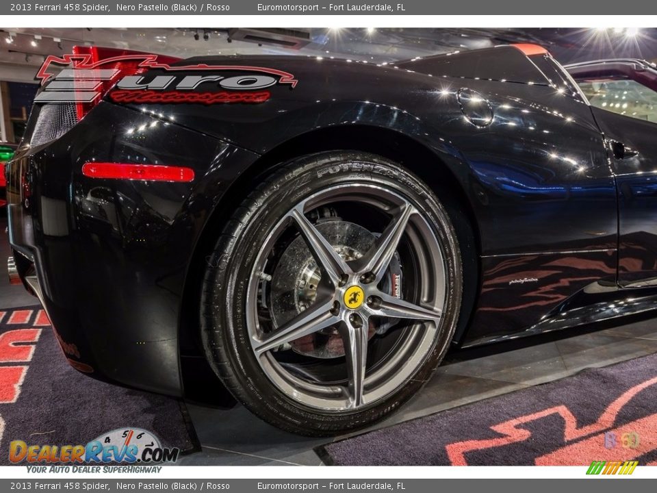 2013 Ferrari 458 Spider Nero Pastello (Black) / Rosso Photo #22