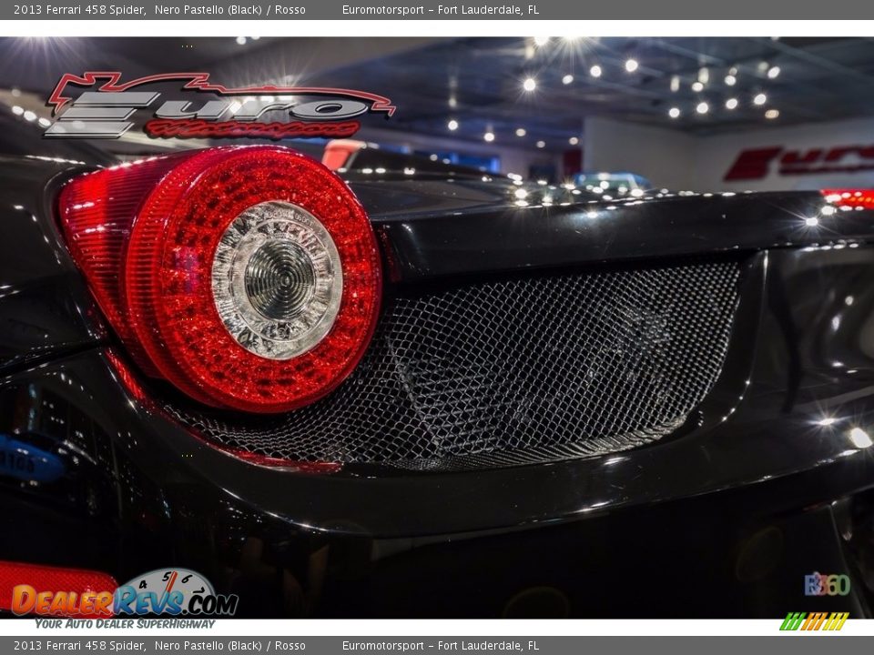 2013 Ferrari 458 Spider Nero Pastello (Black) / Rosso Photo #27