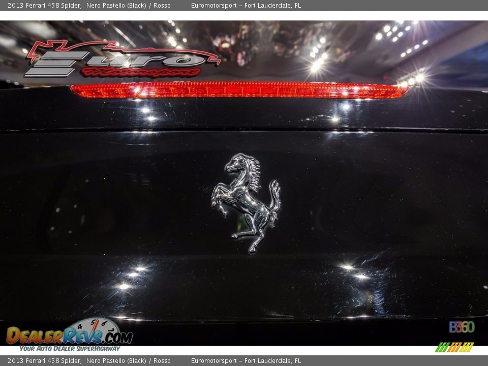 2013 Ferrari 458 Spider Nero Pastello (Black) / Rosso Photo #30