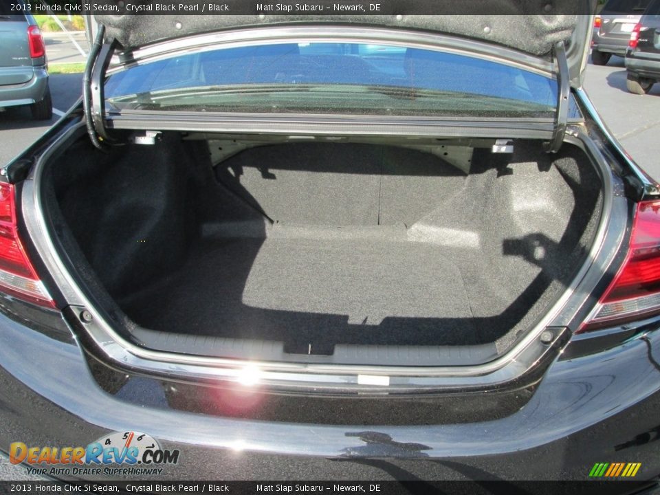 2013 Honda Civic Si Sedan Crystal Black Pearl / Black Photo #19