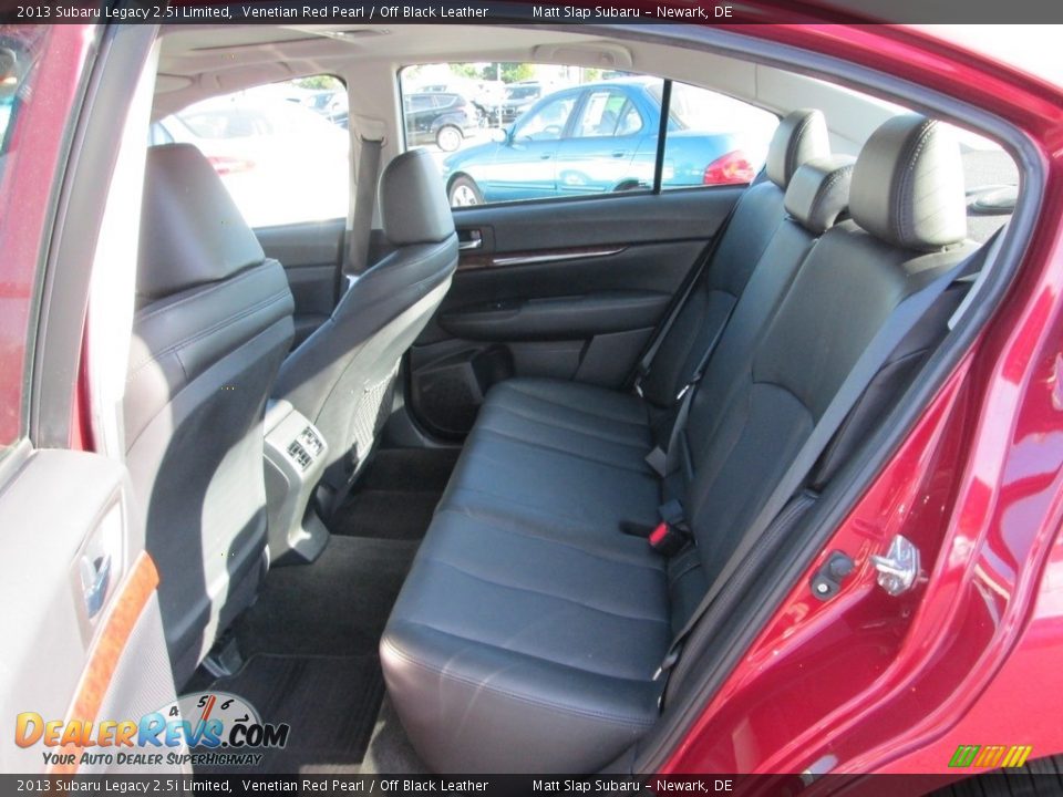 2013 Subaru Legacy 2.5i Limited Venetian Red Pearl / Off Black Leather Photo #20