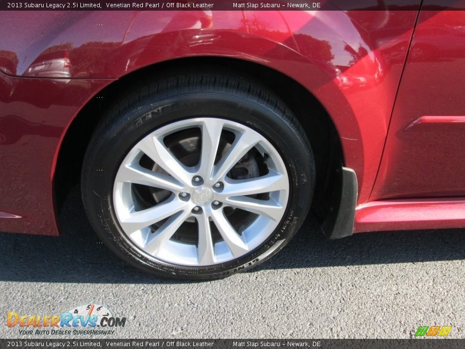2013 Subaru Legacy 2.5i Limited Venetian Red Pearl / Off Black Leather Photo #21