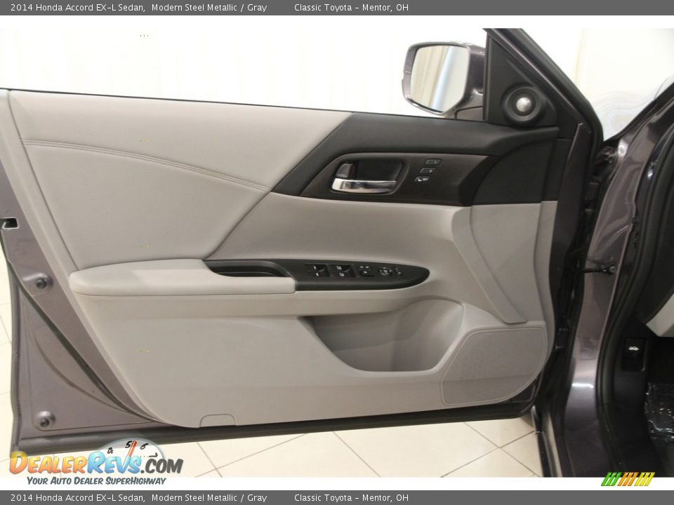 2014 Honda Accord EX-L Sedan Modern Steel Metallic / Gray Photo #4