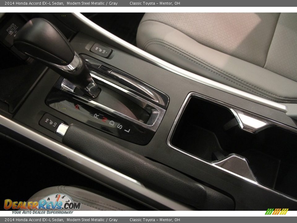 2014 Honda Accord EX-L Sedan Modern Steel Metallic / Gray Photo #14